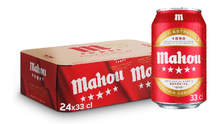 Mahou 5 Estrellas · 24 latas